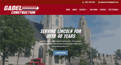 Desktop Screenshot of gabelconstruction.com